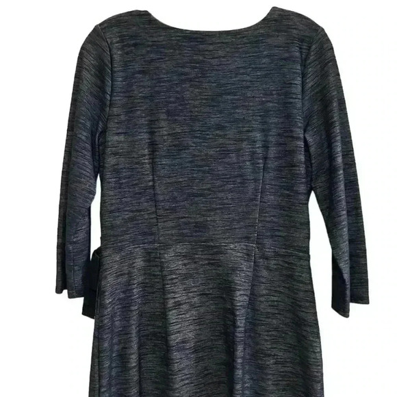 The Limited Women's Blue 3/4 Sleeve Wrap Dress Size M Knee Length - Picture 4 of 16